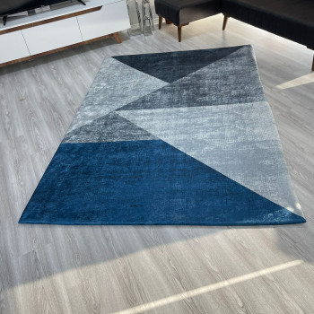 Aslı Lacivert  Halı Örtüsü