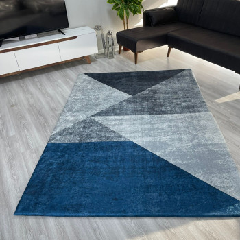 Aslı Lacivert  Halı Örtüsü