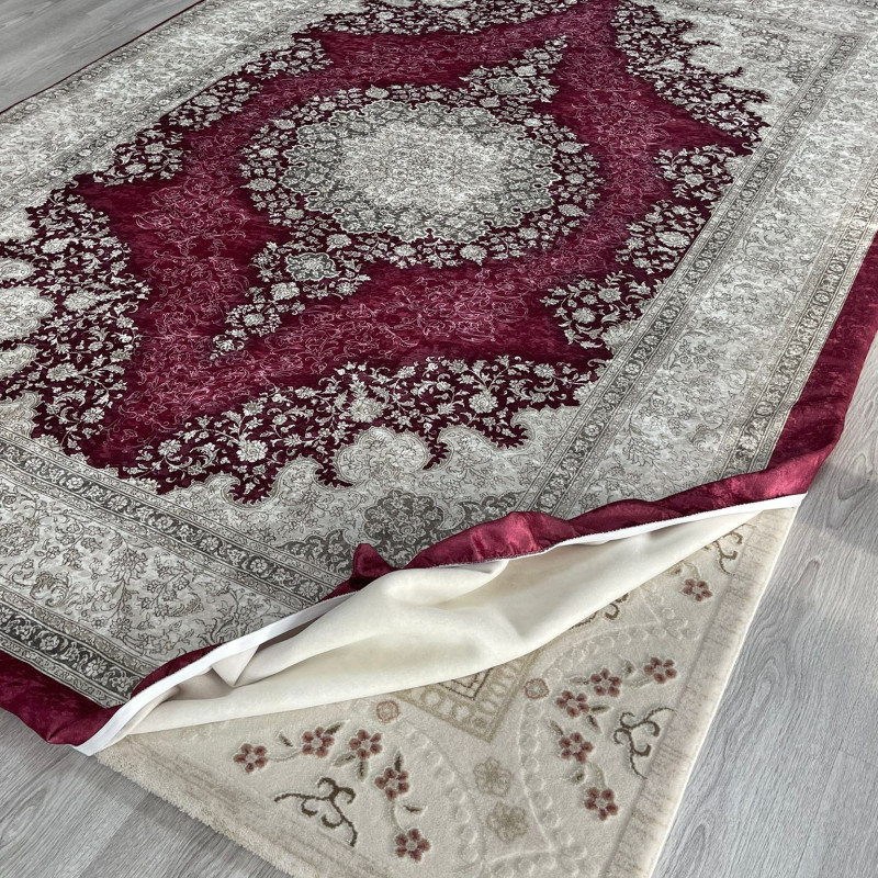 Yakut Bordo Halı Örtüsü Yakut Bordo Halı Örtüsü