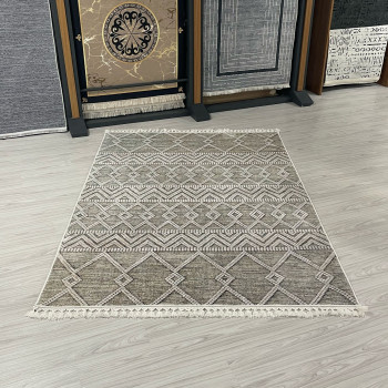 Ankara Krem Model Bambu Lüks Halı