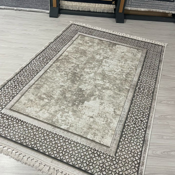 Büke Krem Model Bambu Lüks Halı