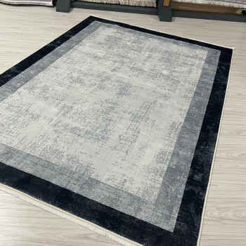 Çerçeve Siyah Model Bambu Lüks Halı