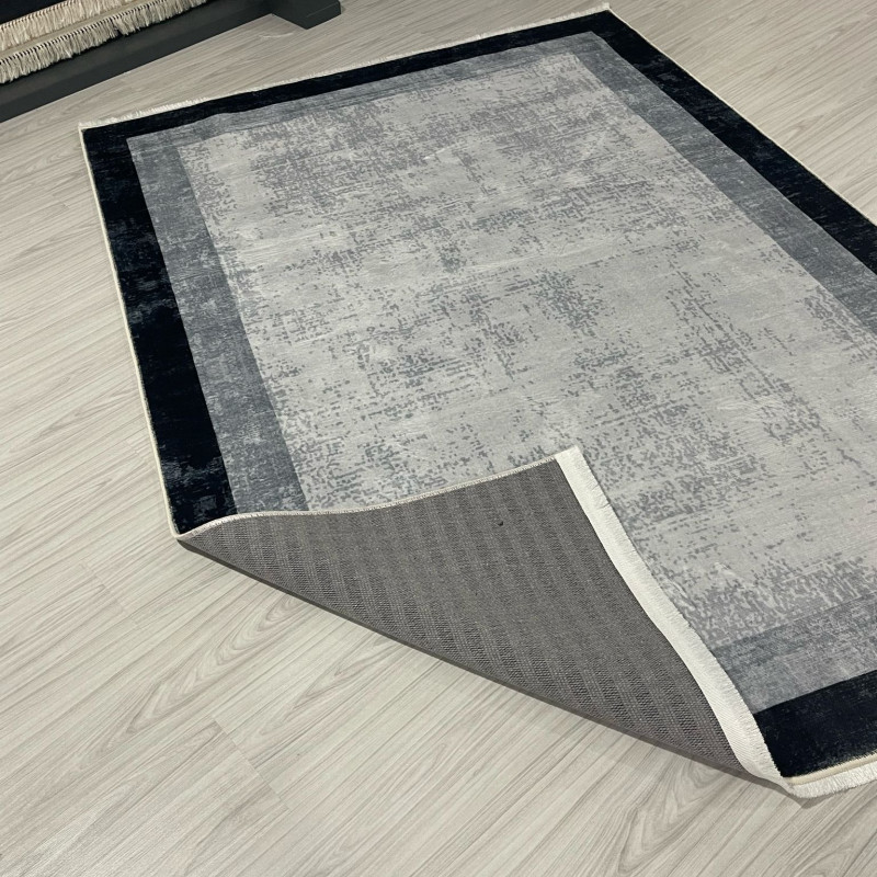 Çerçeve Siyah Model Bambu Lüks Halı Çerçeve Siyah Model Bambu Lüks Halı