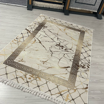 Sera Kahve Model Bambu Lüks Halı