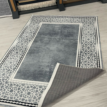 Sıla Gri Model Bambu Lüks Halı