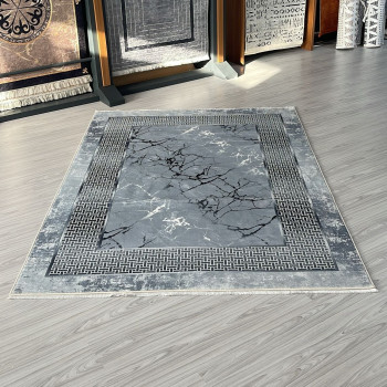 Yeni Yıl Mermer Model Bambu Lüks Halı