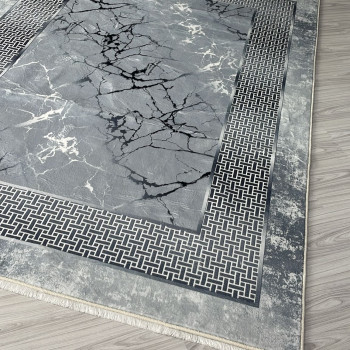 Yeni Yıl Mermer Model Bambu Lüks Halı