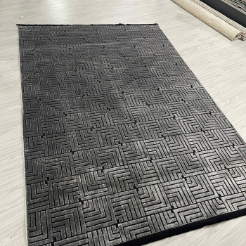 Siyah Renk Bianca İpek Model Halı