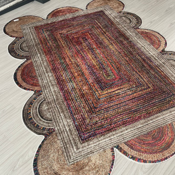 MERYM069 Deri Taban Halı