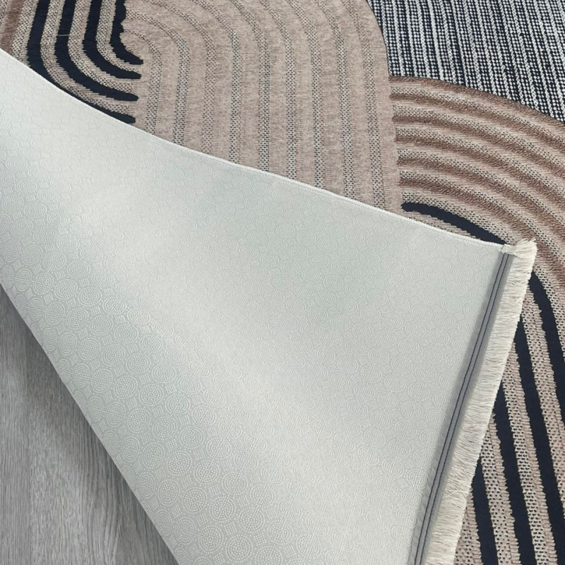Bukre Vizon Model Keçe - Jel(Dot) Taban Halı Bukre Vizon Model Keçe - Jel(Dot) Taban Halı