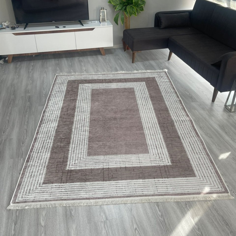 Ekva Vizon Model Keçe - Jel(Dot) Taban Halı Ekva Vizon Model Keçe - Jel(Dot) Taban Halı