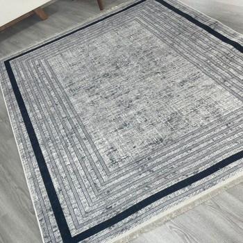 Miyu Gri Model Keçe - Jel(Dot) Taban Halı