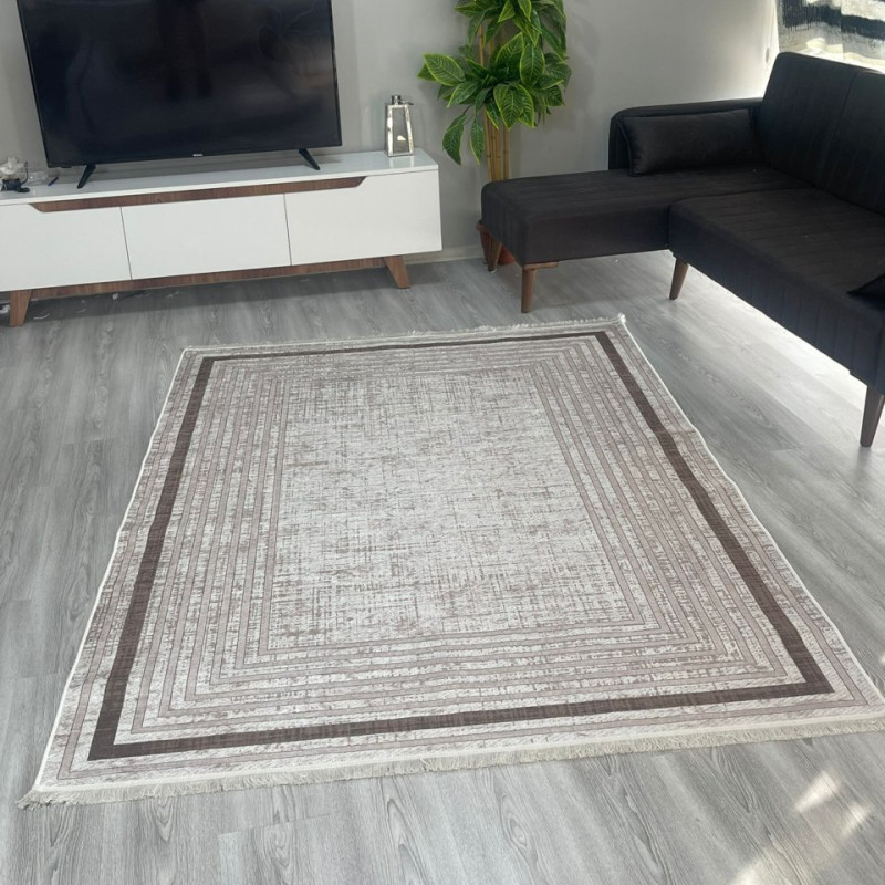 Miyu Vizon Model Keçe - Jel(Dot) Taban Halı Miyu Vizon Model Keçe - Jel(Dot) Taban Halı