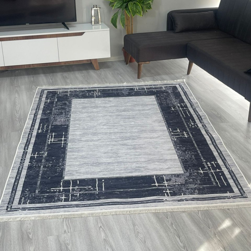 Zirve Gri Model Keçe - Jel(Dot) Taban Halı Zirve Gri Model Keçe - Jel(Dot) Taban Halı