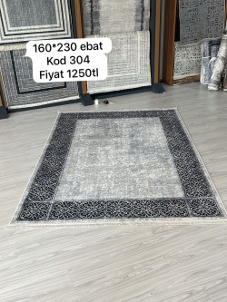 M304 Model Deri Taban Halı Outlet