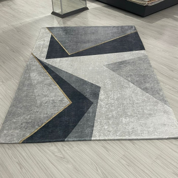 Tarz Gri Halı Örtüsü