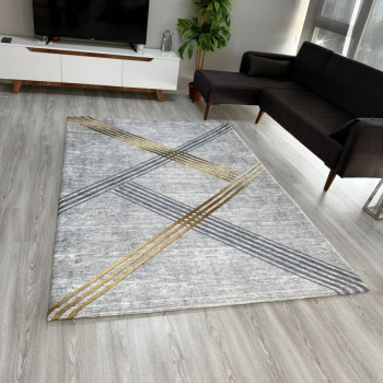 Yaldız Gri Model Halı Örtüsü