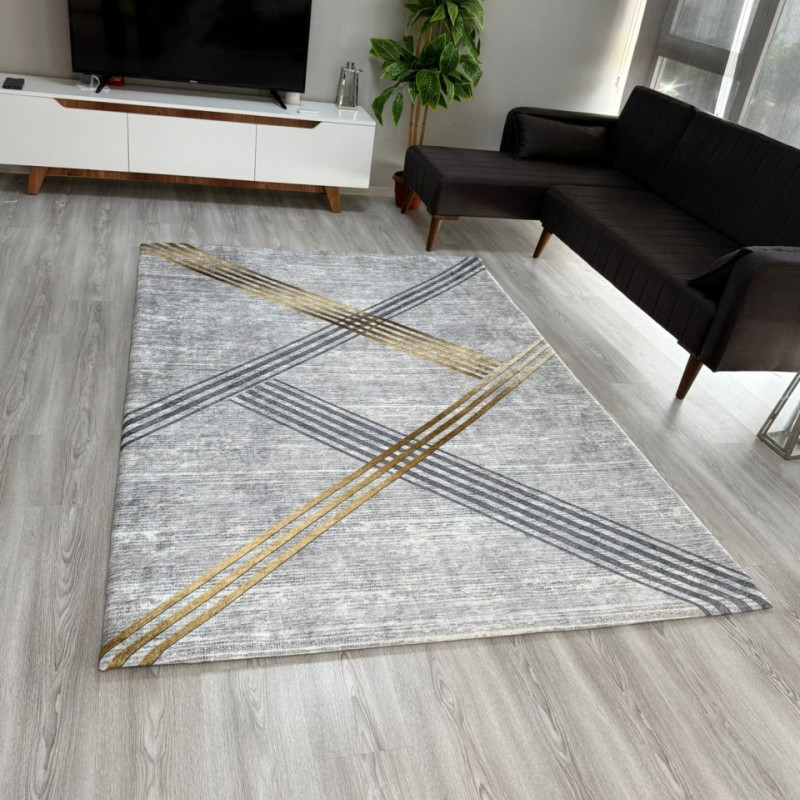 Yaldız Gri Model Halı Örtüsü Yaldız Gri Model Halı Örtüsü