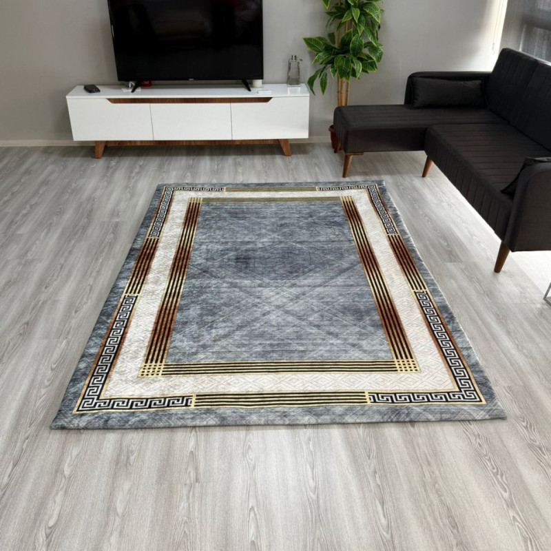 Zen Gri Gold Halı Örtüsü Zen Gri Gold Halı Örtüsü