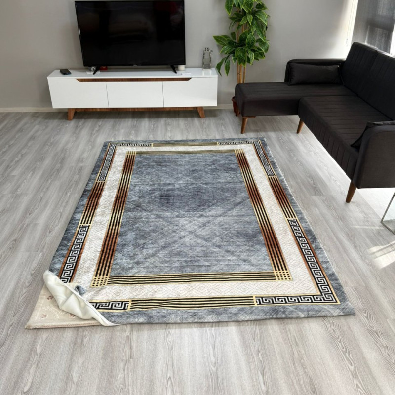 Zen Gri Gold Halı Örtüsü Zen Gri Gold Halı Örtüsü