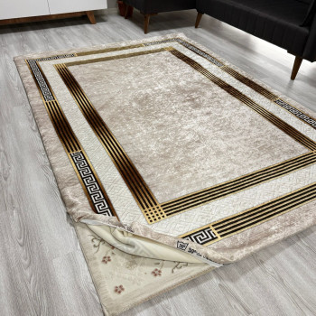 Zen Krem Halı Örtüsü