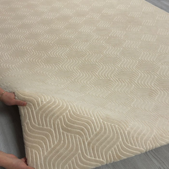 Welsoft C4 Desen Bej Renk Halı Örtüsü