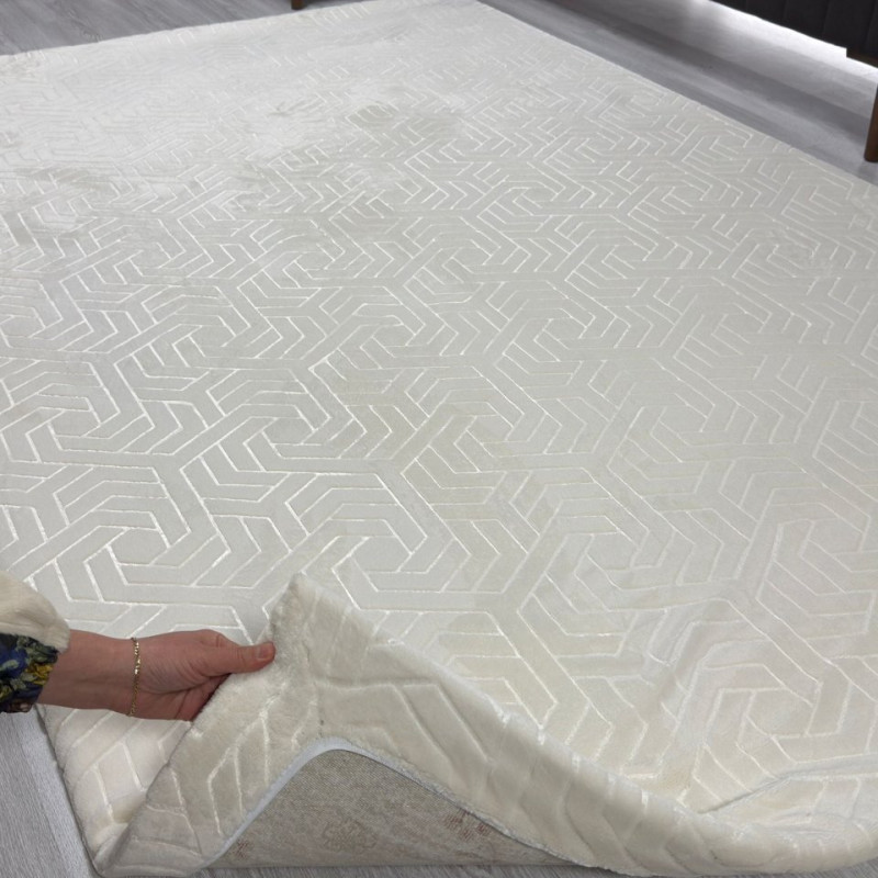 Welsoft C3 Krem Renk Halı Örtüsü