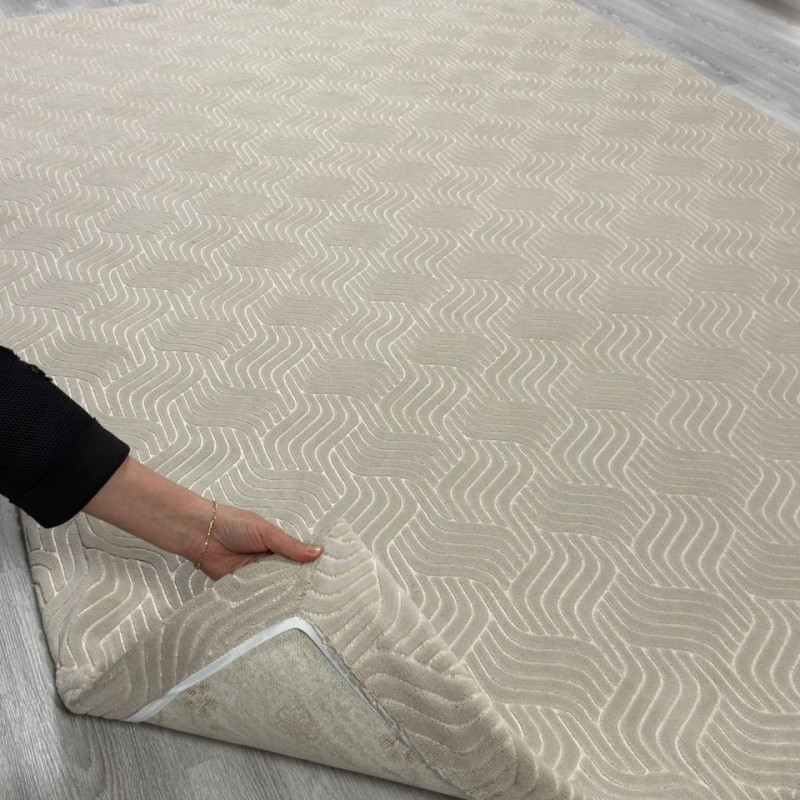 Welsoft C4 Desen Taş Renk Halı Örtüsü