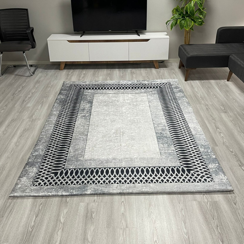 Dalga Gri Halı Örtüsü Dalga Gri Halı Örtüsü