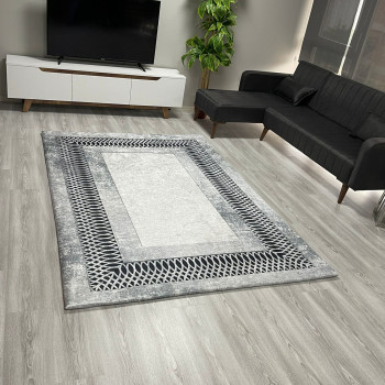 Dalga Gri Halı Örtüsü