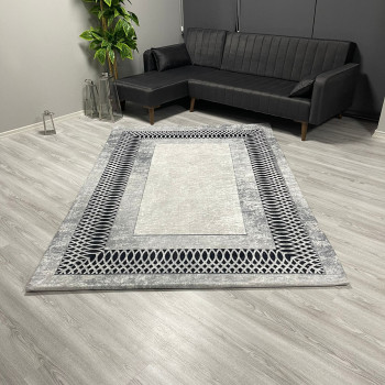 Dalga Gri Halı Örtüsü