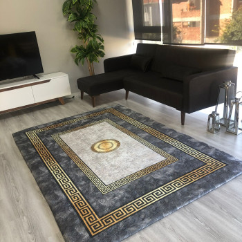 Paris Gri Halı Örtüsü