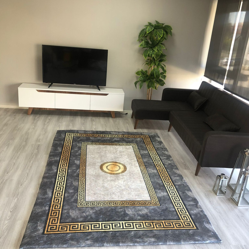 Paris Gri Halı Örtüsü Paris Gri Halı Örtüsü