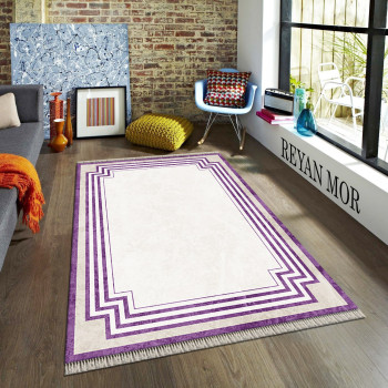 Reyan Mor Deri Taban Halı