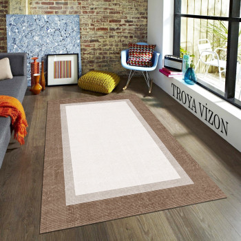 Troya Vizon Deri Taban Halı