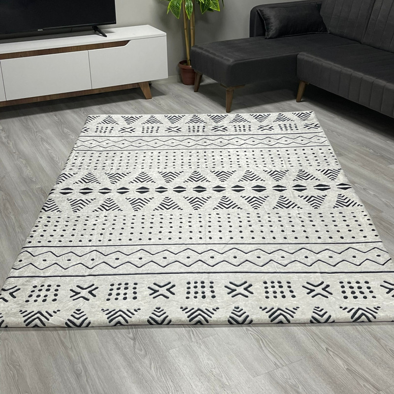 Zara Beyaz Halı Örtüsü Zara Beyaz Halı Örtüsü