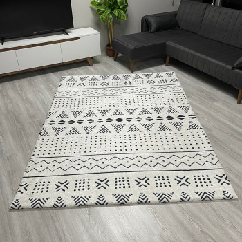 Zara Beyaz Halı Örtüsü