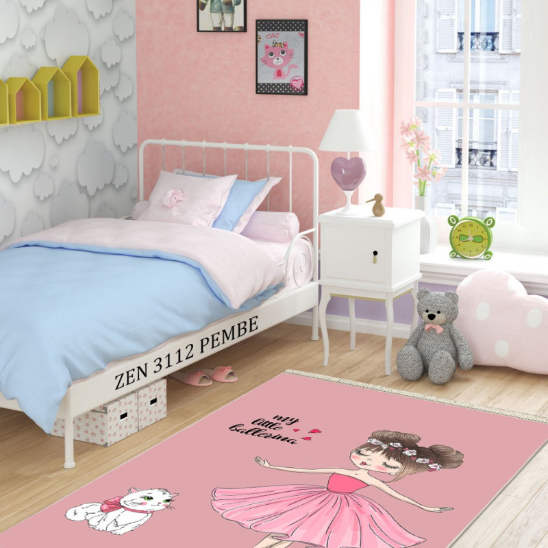 Zen 3112 Pembe Deri Taban Halı Zen 3112 Pembe Deri Taban Halı